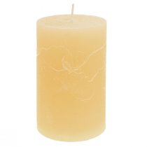 Artikel Kerzen Apricot Hell Durchgefärbt Stumpenkerzen 60×100mm 4 St