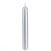 Artikel Baumkerzen Weihnachtsbaum Kerzen Silber 13x105mm 20 St