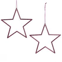 Artikel Deko Sterne Christbaumschmuck Berry Glitter Ø12cm 12 St