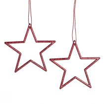 Artikel Deko Sterne Weihnachtssterne zum Hängen Rot 7,5cm 40 St
