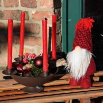 Artikel Deko Wichtel Bart Weihnachtswichtel Dekofigur Rot H30cm