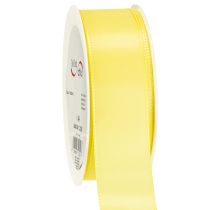 Artikel Dekorationsband Taftband Geschenkband Hellgelb 40mm 50m