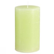 Artikel Durchgefärbte Kerzen Lime Grün Stumpenkerzen 70×120mm 4 St