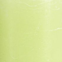 Artikel Durchgefärbte Kerzen Lime Grün Stumpenkerzen 70×120mm 4 St