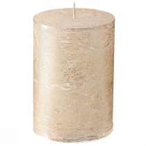 Artikel Durchgefärbte Kerzen Platin 70x100mm 4 St