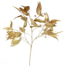 Artikel Eukalyptus Künstlich Lanzetten Eukalyptuszweig Gold 95cm