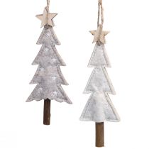 Artikel Filz Tannenbäume Christbaumschmuck Beige Creme 17cm 6 St