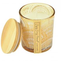 Artikel Duftkerzen im Glas Sandelholz Holz Deckel H8,5cm 3 St