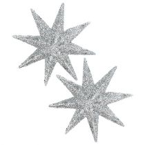Artikel Glitterstern Silber Ø10cm 12 St