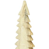 Artikel Holz Tannenbaum Weihnachtsdeko Paulownia Natur H54cm