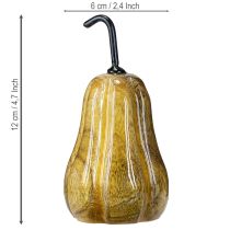 Artikel Holzbirne Birne Holzdeko Herbst Rot Gelb Weiß 12×6cm 3 St