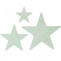 Artikel Holzsterne Deko Streudeko Weihnachten Mint 3/5/7cm 29 St
