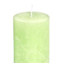 Artikel Kerze Lime Grün durchgefärbt 60mm x 80mm 4 St
