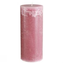 Artikel Kerzen in Rosa Stumpenkerzen Altrosa 85×200mm 2 St