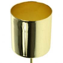 Artikel Kerzenhalter für Stabkerzen Gold Ø3,5cm H4cm 4 St