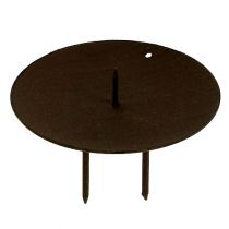 Artikel Kerzenhalter in Braun Ø9cm 4 St
