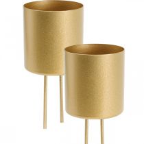 Artikel Kerzenhalter zum Stecken Gold Teelichthalter Metall Ø5cm 4 St