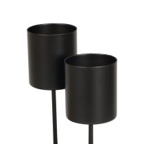 Artikel Kerzenhalter zum Stecken Kerzenhalter Schwarz Ø3,5cm 4 St