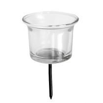 Artikel Kerzenhalter für Teelicht Glas klar Ø6cm H10cm 2St