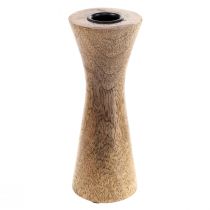 Artikel Kerzenständer Modern Kerzenhalter Holz Natur Ø6cm H16cm