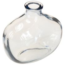 Artikel Kleine Glasvase klar modern Mini Vase Glas Blau 11×6×10cm 3St