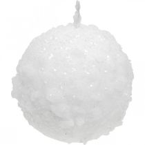 Artikel Adventskerzen, Kugelkerze, Schneeballkerzen 80mm 4 St