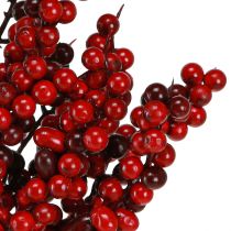 Artikel Kunstzweig mit roten Beeren Herbst Weihnacht 60cm 2St