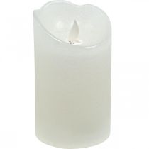 Artikel LED Kerze Wachs Stumpenkerze Warmweiß Ø7,5cm H12,5cm