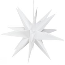 Artikel LED Stern 3D Weiß Timer Batterie Außen Ø30cm H74cm