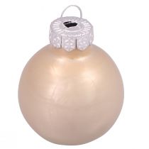 Artikel Mini Weihnachtskugeln Glas Baumkugeln Kaschmir Ø3cm 22 St