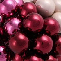 Artikel Mini Weihnachtskugeln am Draht Berry Mix Ø20mm 140 St