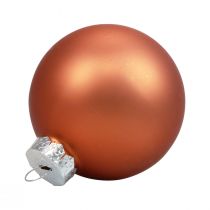 Artikel Mini Weihnachtskugeln Glas Rotbraun Glaskugeln Ø4cm 24 St