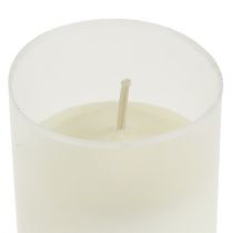 Artikel Nachfüllkerze für Grablicht Weiß H10cm 12 St