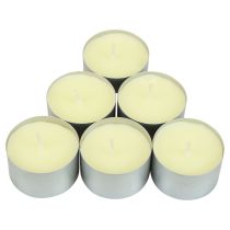 Artikel Nachtlichter Teelichter Nightlights Gelb Alu Brenndauer 8 Std 60 St