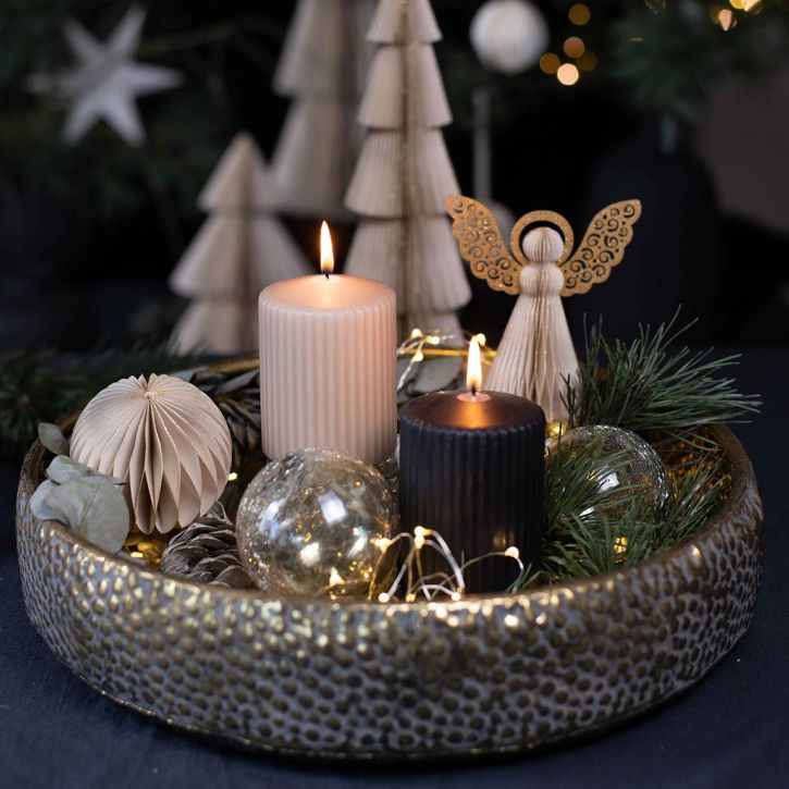 Artikel Papierengel Weihnachtsengel Deko Papier Creme H12cm 4 St