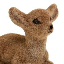 Artikel Reh sitzend beflockt 8cm 6 St