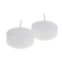 Artikel Schwimmkerzen Weiß 4,5cm 8 St