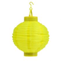 Artikel Lampion LED mit Solar 20cm Gelb