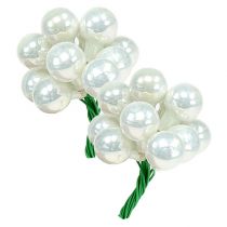 Artikel Spiegelbeeren Ø2cm Weiß Emaille 140 St