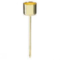 Artikel Stabkerzenhalter zum Stecken Gold Ø22mm H10,5cm 12 St