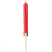 Artikel Stabkerzenhalter zum Stecken Rotgold Ø22mm H10,5cm 12 St