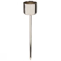 Artikel Stabkerzenhalter zum Stecken Silber Ø22mm 10,5cm 12 St