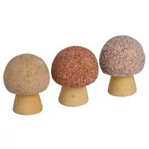 Artikel Streudeko Holzpilze Deko Mini Pilze Braun Ø2cm 24 St