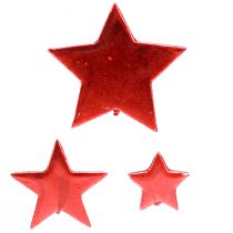 Artikel Sterne Rot Deko zum Streuen Ø3/5/7cm – 2. Wahl – 44 St