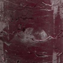 Artikel Stumpenkerzen Burgund Kerzen durchgefärbt 70×80mm 4 St