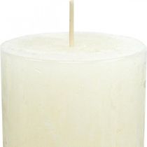 Artikel Stumpenkerzen Rustic Durchgefärbte Adventskerzen Weiß 70/110mm 4 St