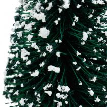 Artikel Deko-Tanne beschneit, Weihnachtsdeko, Advent H13cm Ø5,5cm 2 St