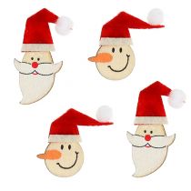 Artikel Tischdeko Santa, Schneemann 4-5cm 12 St