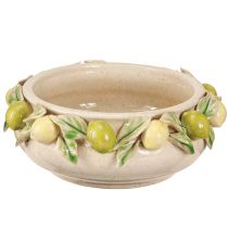 Artikel Keramik-Schale mit Zitronen – Mediterrane Deko-Schale für Tisch & Küche Ø21,5cm H8,5cm
