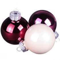 Artikel Weihnachtsbaumkugeln aus Glas Berry Mix Ø6cm 24 St
